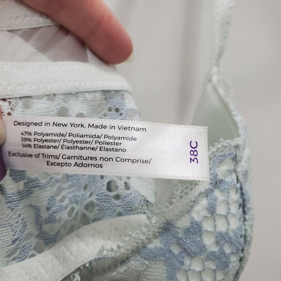 Adore Me 07971 Pacchi Contour Mint Longline Lace Burlesque Underwire Bustier 38C - Picture 5 of 7